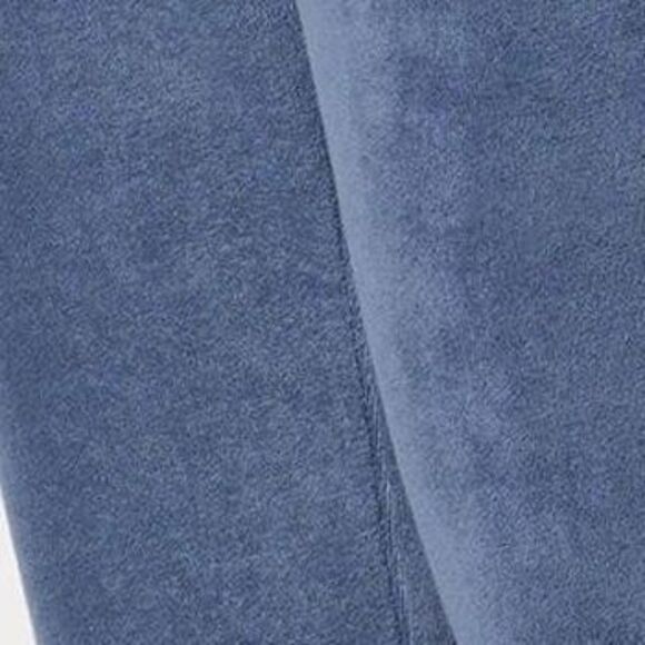 Martha Stewart Women's Pants Sz M Signature Knit Jogger Ankle Blue A685867 - Picture 2 of 4